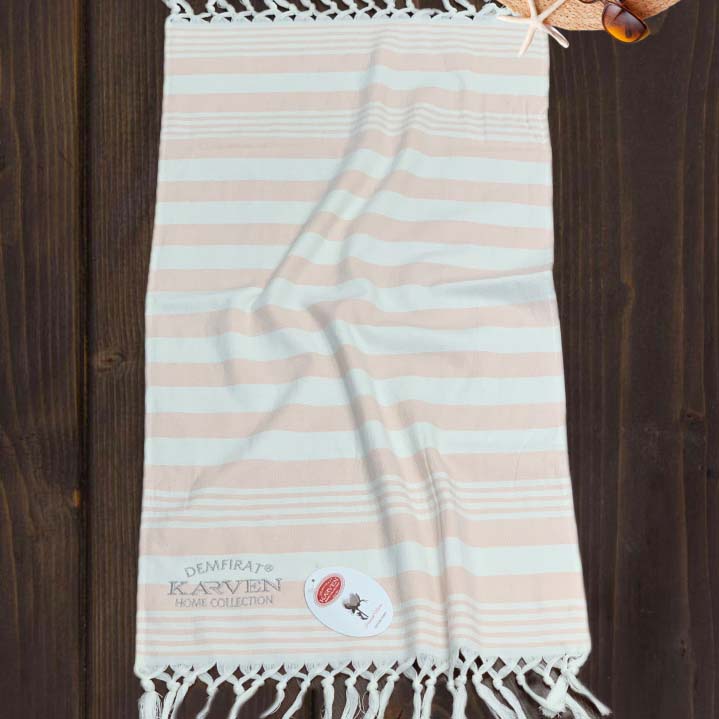 Полотенце Vanda цвет: пудровый (100х200 см), размер 100х200 см