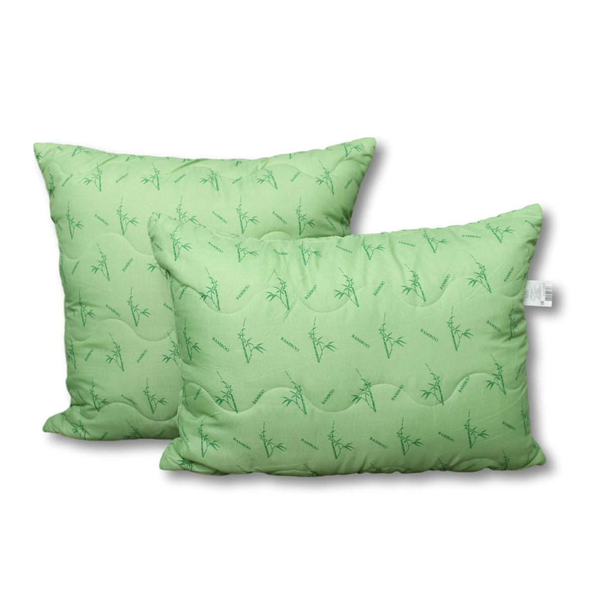 Подушка Бамбук-Эко (68х68), размер 68х68, цвет зеленый avt72024 Подушка Бамбук-Эко (68х68) - фото 1
