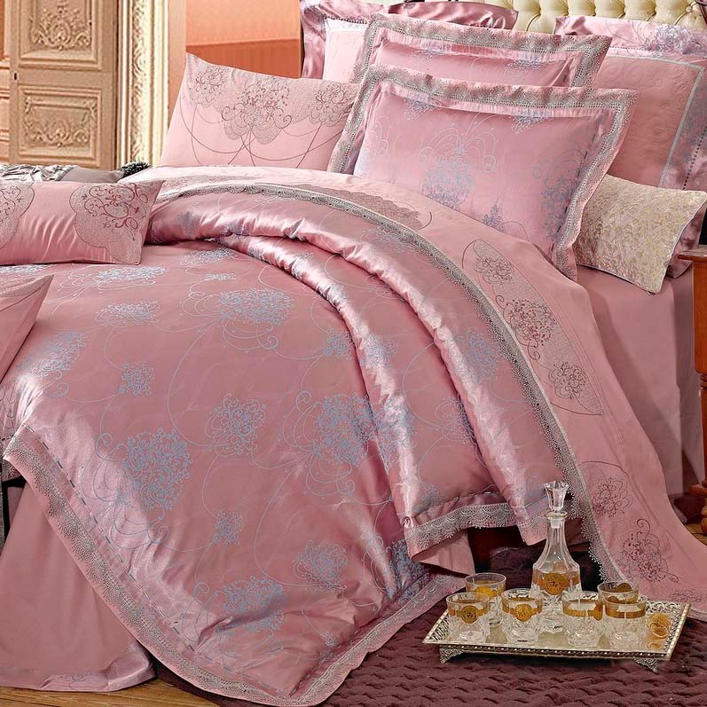 Постельное белье Freda (2 спал.), размер 50х70 и 70х70 (по 2 шт), цвет розовый milt304228 Постельное белье Freda (2 спал.) - фото 1