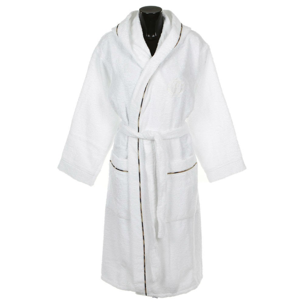 Банный халат Basic цвет: белый (2XL) Roberto Cavalli