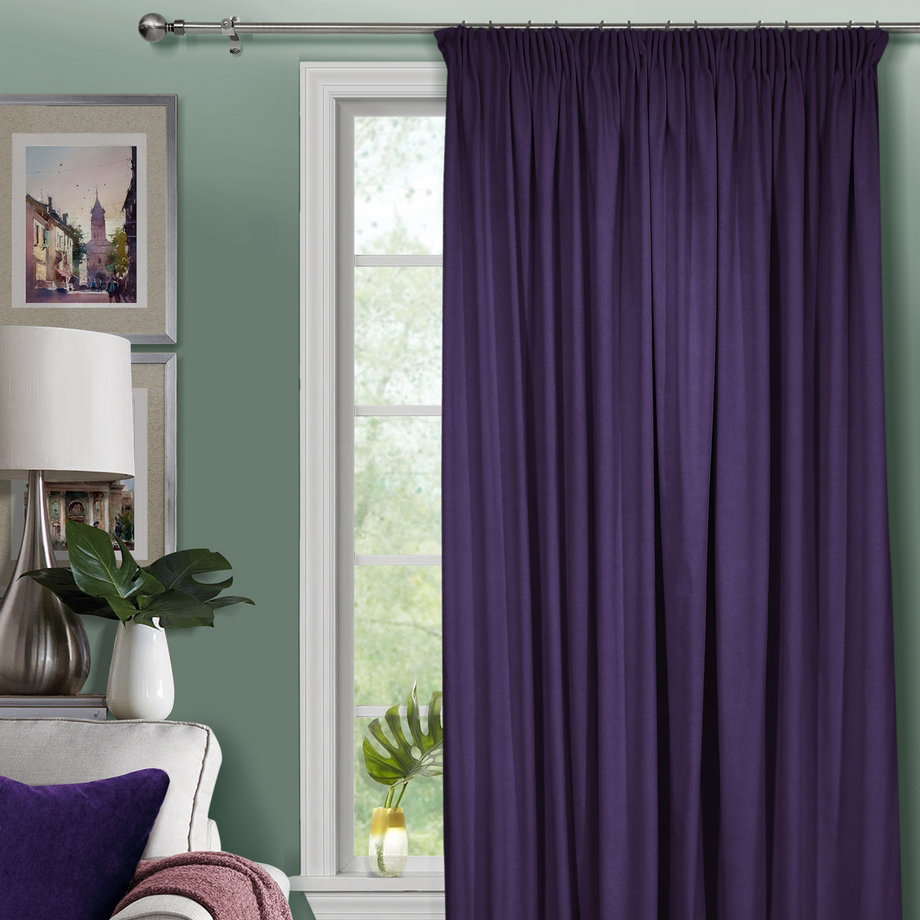 Классические шторы Horizon, размер {}{}, цвет фиолетовый ka457337 - фото 1
