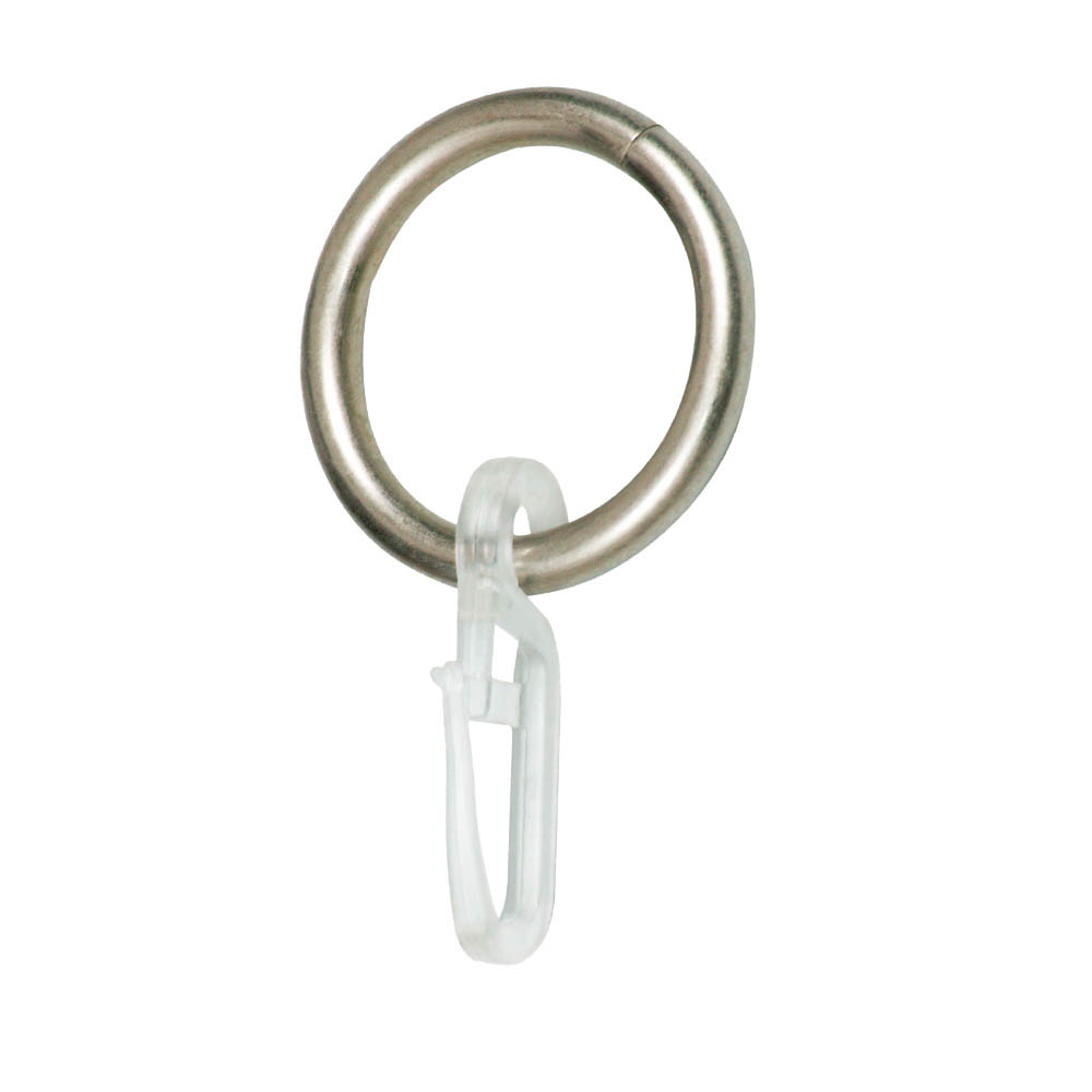 Кольцо с крючком Цвет: Хром Матовый, размер 7 см ldc235001 - фото 1