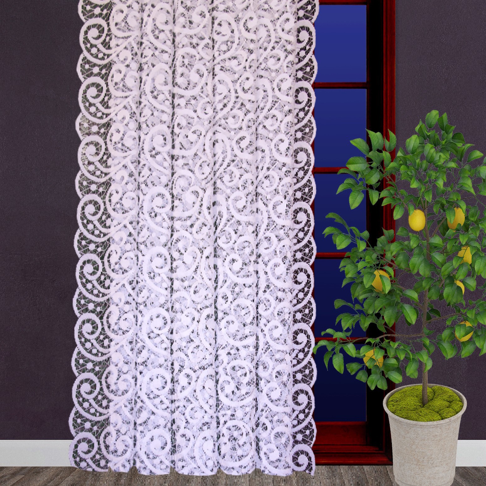 Классические шторы Ansonia Цвет: Белый ksl641971 - фото 1