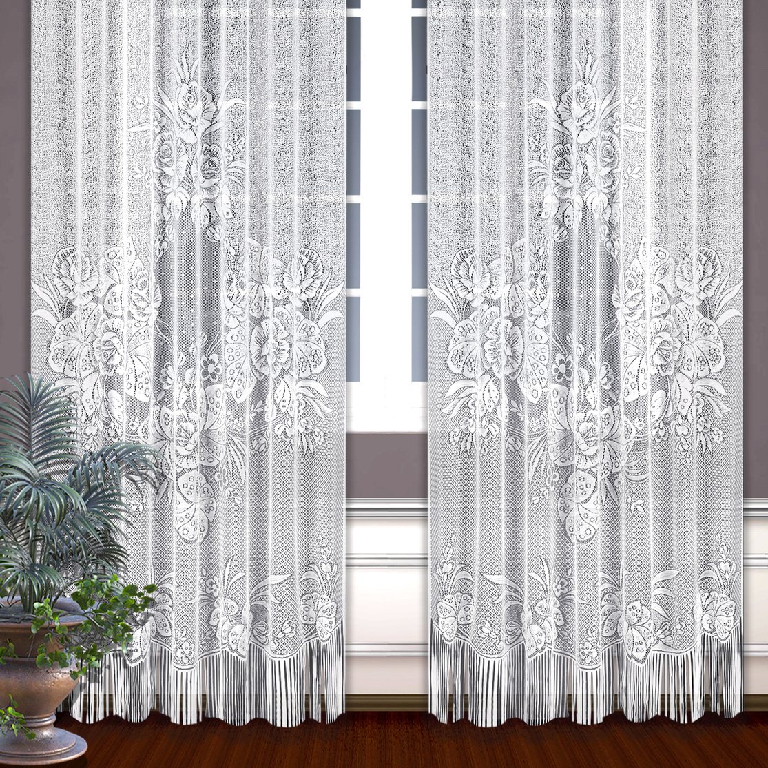 Классические шторы Jaylin цвет: белый ksl776252 - фото 1