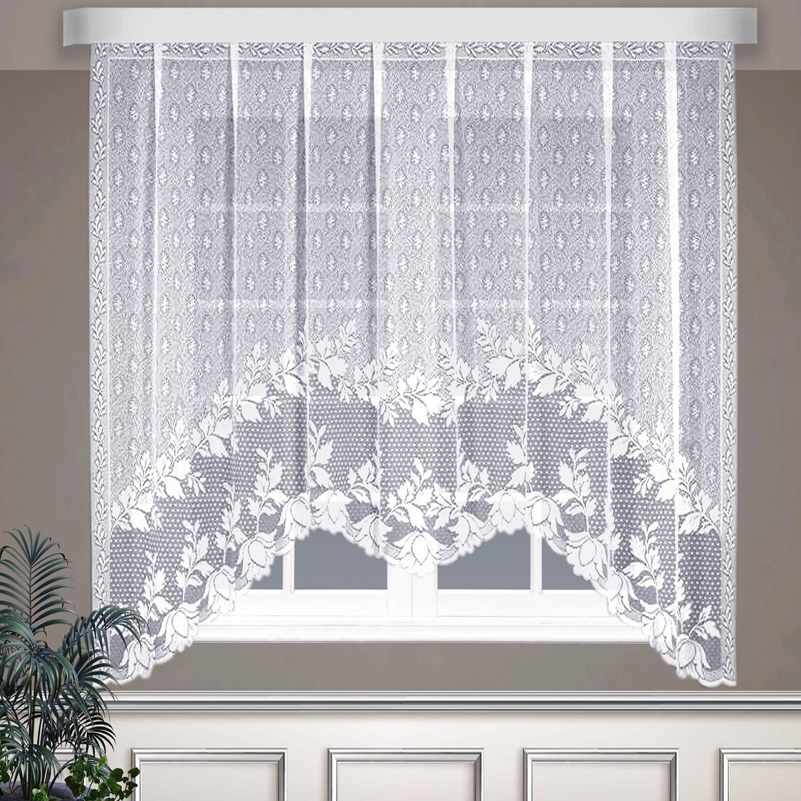 Классические шторы Merrilyn цвет: белый ksl776351 - фото 1