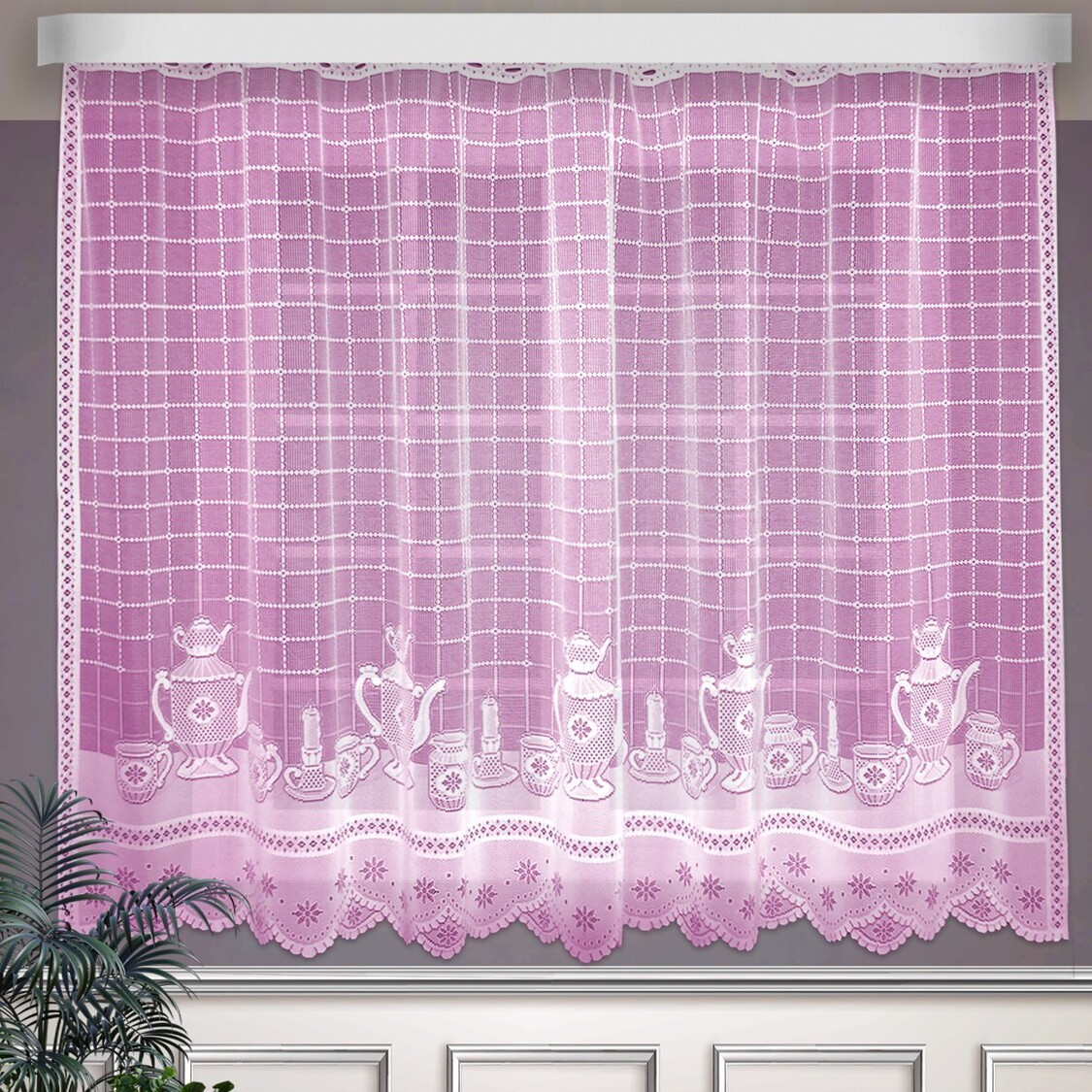 Классические шторы Janis цвет: розовый ksl776365 - фото 1