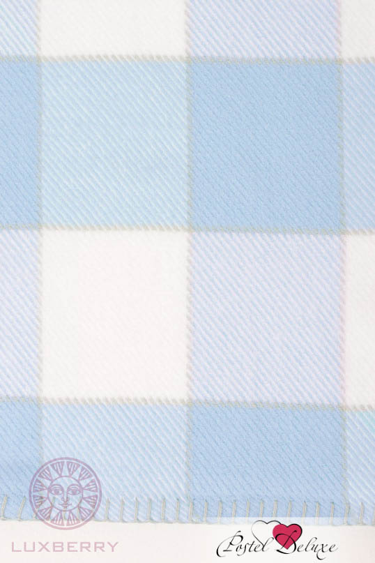 Детский плед Vanessa Цвет: Голубой-Белый (100х150 см), размер 100х150 см lbr173157 Детский плед Vanessa Цвет: Голубой-Белый (100х150 см) - фото 1