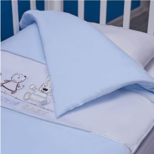 Детский плед-одеяло LAMITE цвет: голубой (65х80 см), размер Без наволочек
