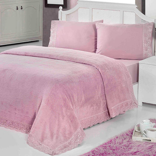 Постельное белье Cucuta цвет: грязно-розовый (евро макси) Maison D'or