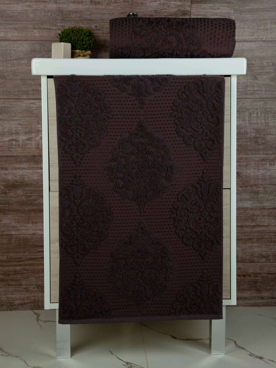 Полотенце Касандра цвет: темно-серый (70х140 см)