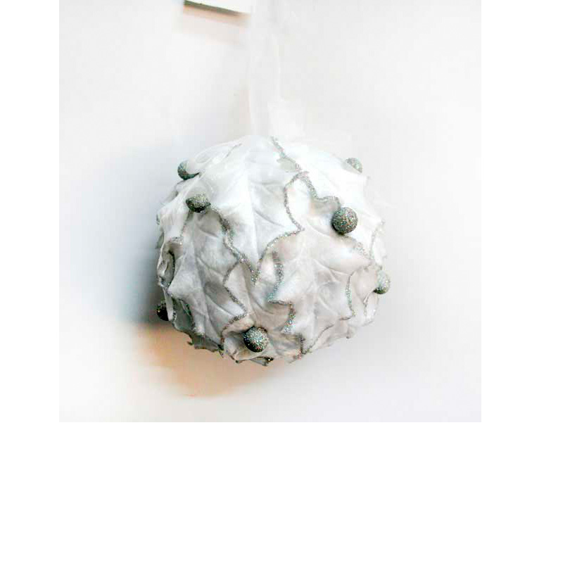 

{} Шар Омелла Цвет: Белый (13 см)