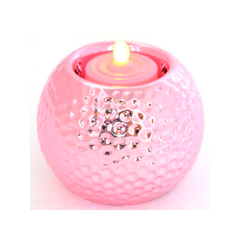 

{} Светильник Свеча Цвет: Розовый (7х8 см)