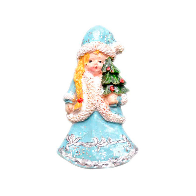 

{} Магнит Снегурочка (3х6 см)