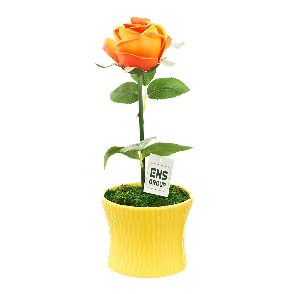 Искуственный цветок Чайная Роза (12х33 см) ENS GROUP nsg265087
