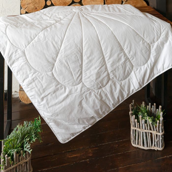 Одеяло Хлопковая Нега (200х220 см), размер 200х220 см, цвет белый nat44101 Одеяло Хлопковая Нега (200х220 см) - фото 1