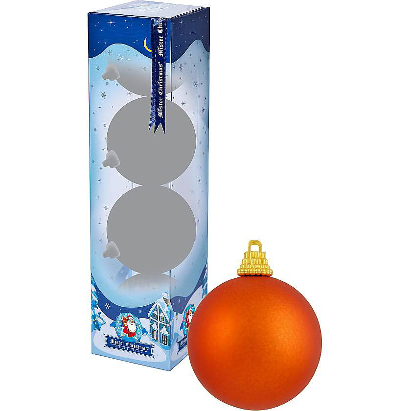 

{} Набор шаров Christmas Time Цвет: Бронзовый матовый (7 см - 4 шт)