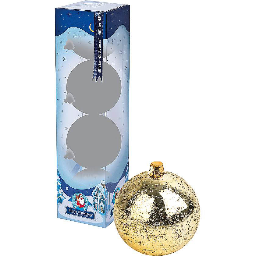 

{} Набор шаров Christmas Time Цвет: Золотой (7 см - 4 шт)