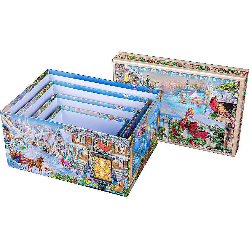 

{} Подарочная коробка Christmas Time (17х12х8 см)