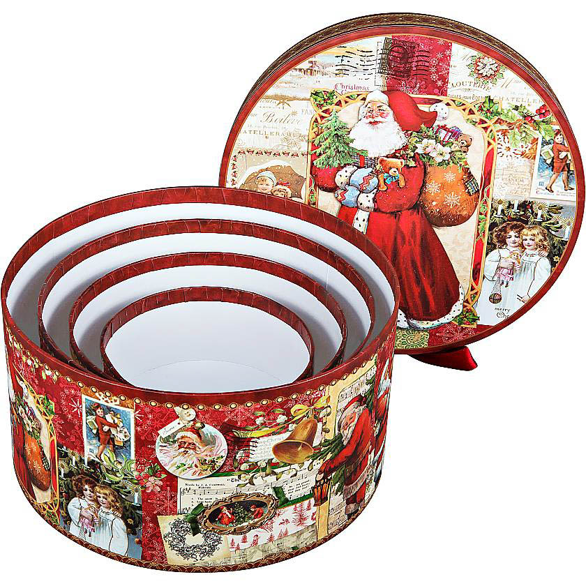 

{} Подарочная коробка Christmas Time (20 см)