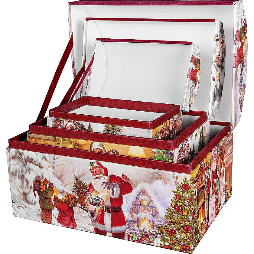 

{} Подарочная коробка Сундук (13х20х13 см)