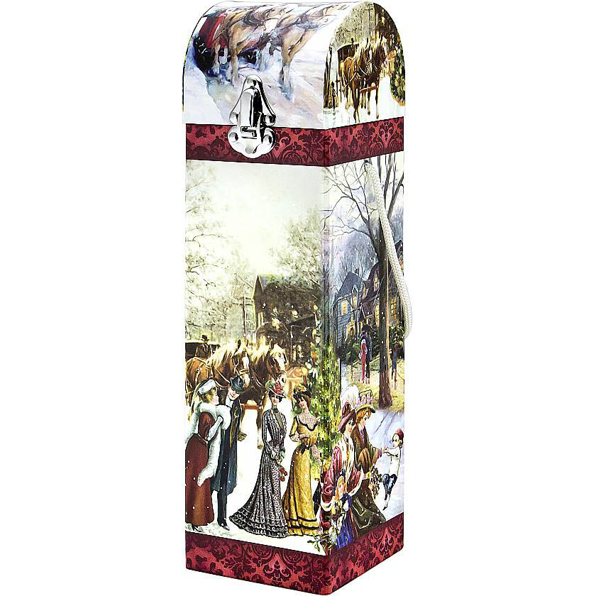 

{} Упаковка для бутылки Christmas Time (9х9х33 см)