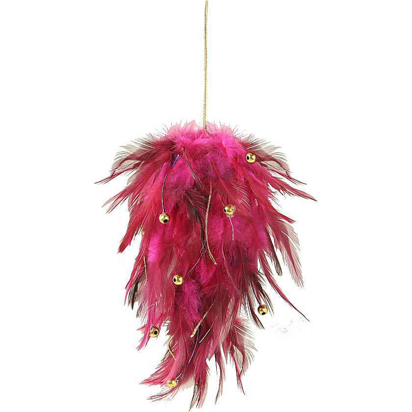 

{} Украшение Plumage Цвет: Бордовый (15 см)