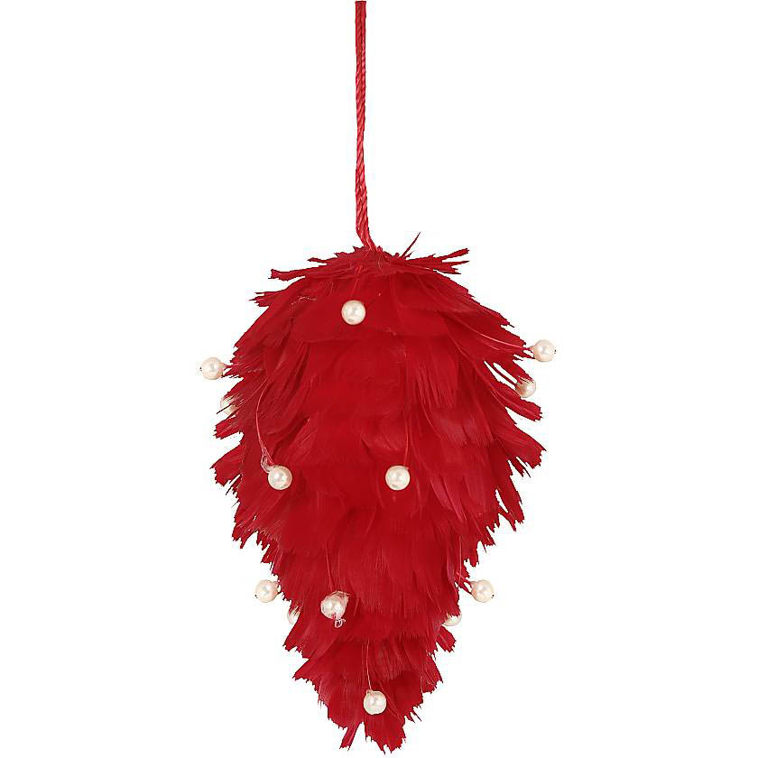 

{} Украшение Plumage Цвет: Красный (13 см)