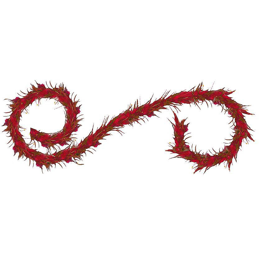 

{} Украшение Гирлянда Цвет: Бордовый (240 см)