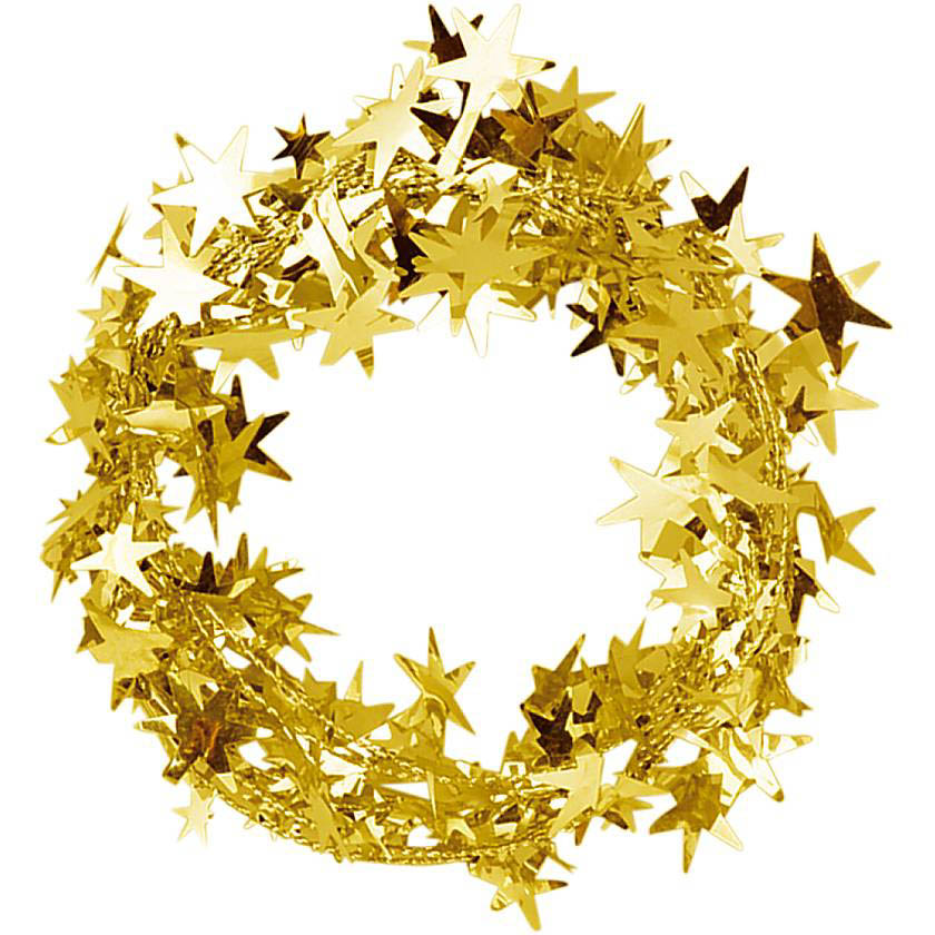 

{} Мишура Christmas Stars Цвет: Золотой (300 см)