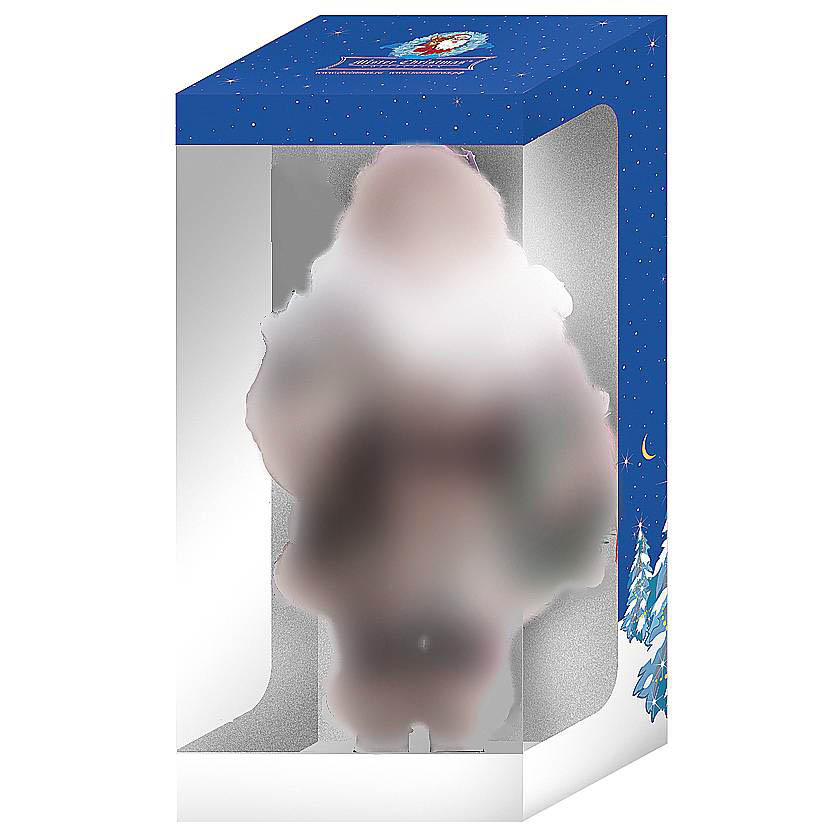 

{} Игрушка Дед Мороз Цвет: Бордовый (60 см)