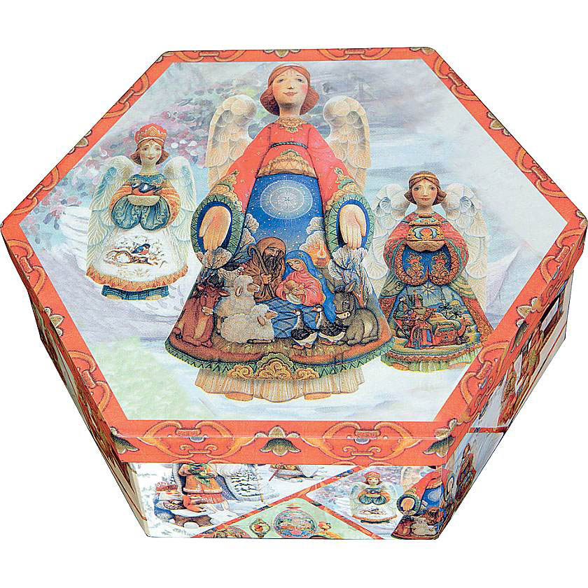 

{} Подарочная коробка Ангелы (23х23х8 см)