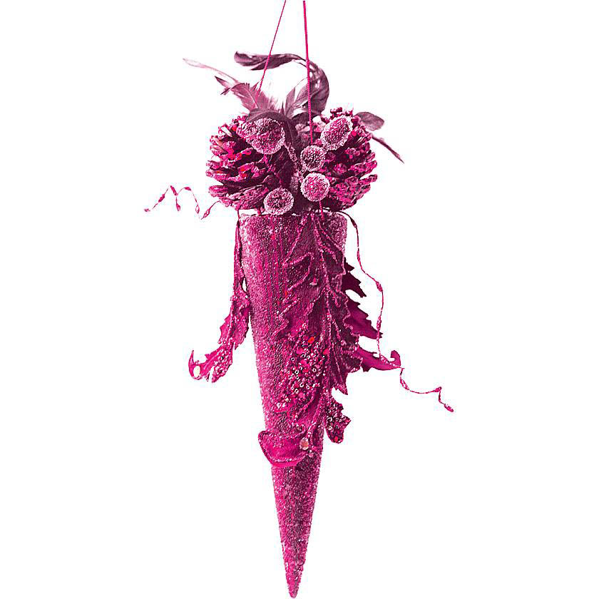 

{} Украшение Конус Цвет: Розовый (37 см)