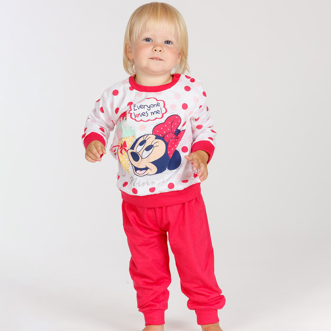 Детская пижама Levi Цвет: Красный (18 мес), размер 18 мес