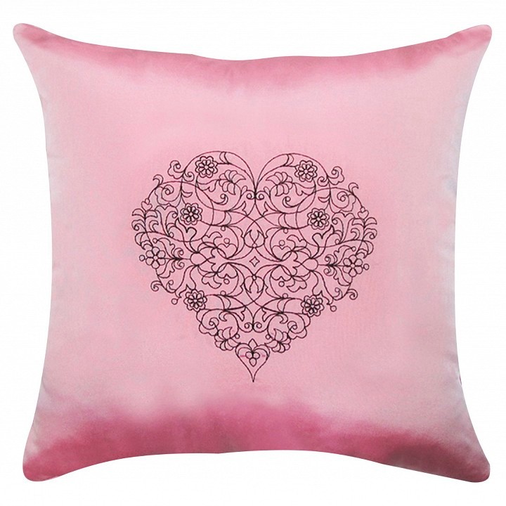 Декоративная подушка Амор (45х45), размер 45х45, цвет розовый pve374683 Декоративная подушка Амор (45х45) - фото 1