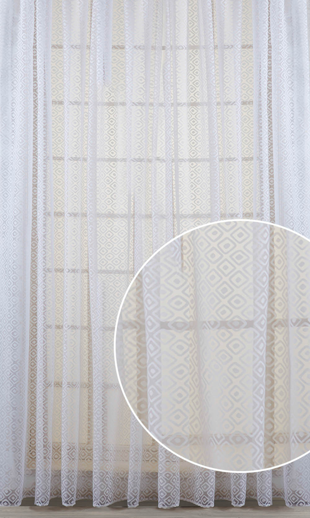 Классические шторы Van Цвет: Белый, размер {}{} pve318688 - фото 1