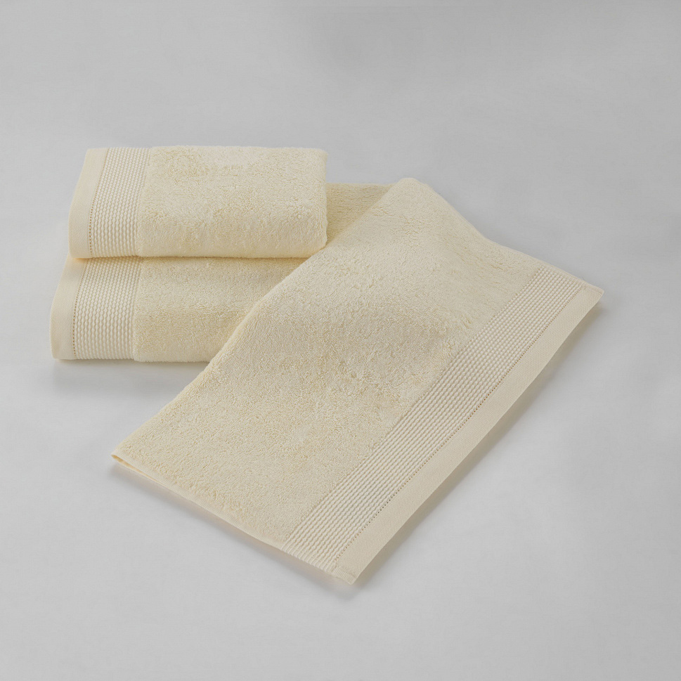 Полотенца Soft cotton, Полотенце Yasmin цвет: желтый (50х100 см), Турция, Махра  - Купить