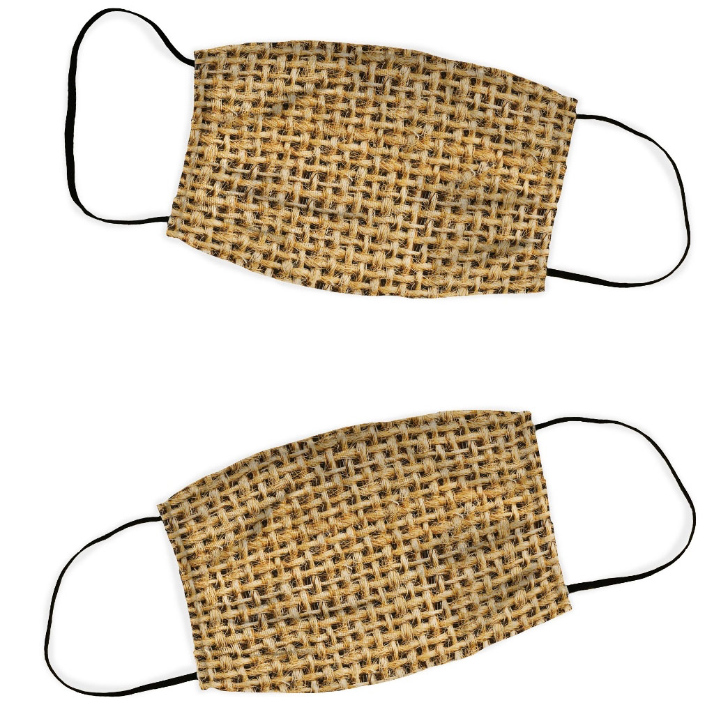 Защитная маска Мешковина (10х16 см - 2 шт), размер 10х16 см - 2 шт