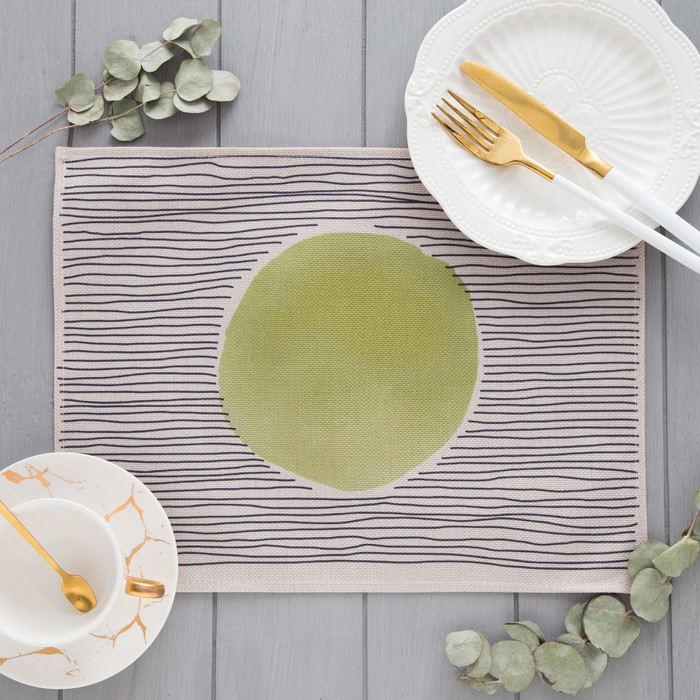 Подстановочная салфетка Этика цвет: салатовый (30х40 см)