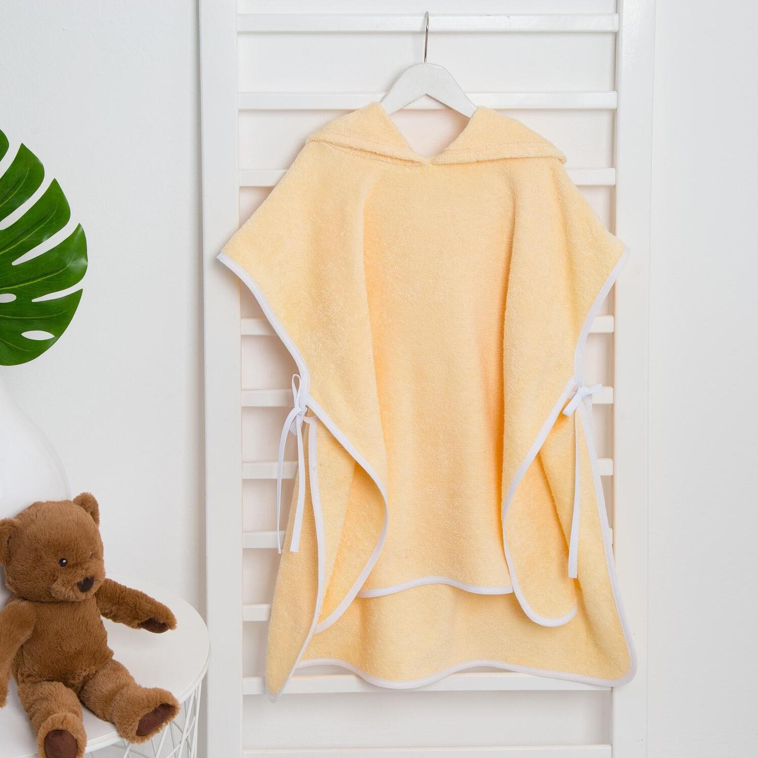 Детское полотенце Гномик цвет: молочный (58х64 см), размер 58х64 см