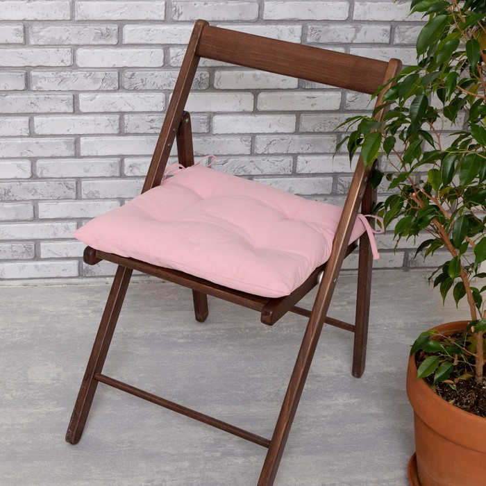 Подушка на стул Donna цвет: розовый (42х42), размер 42х42 tel867434 Подушка на стул Donna цвет: розовый (42х42) - фото 1