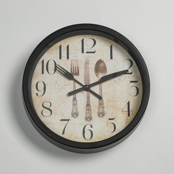 Часы настенные Сервировка (19х4х19 см) Сима-ленд