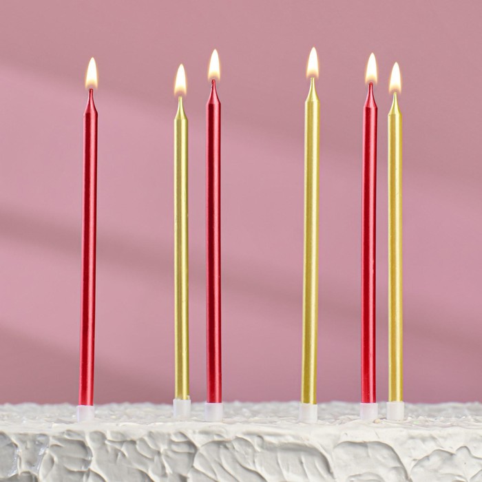 Набор свечей С днем рождения (8 см) СТРАНА КАРНАВАЛИЯ