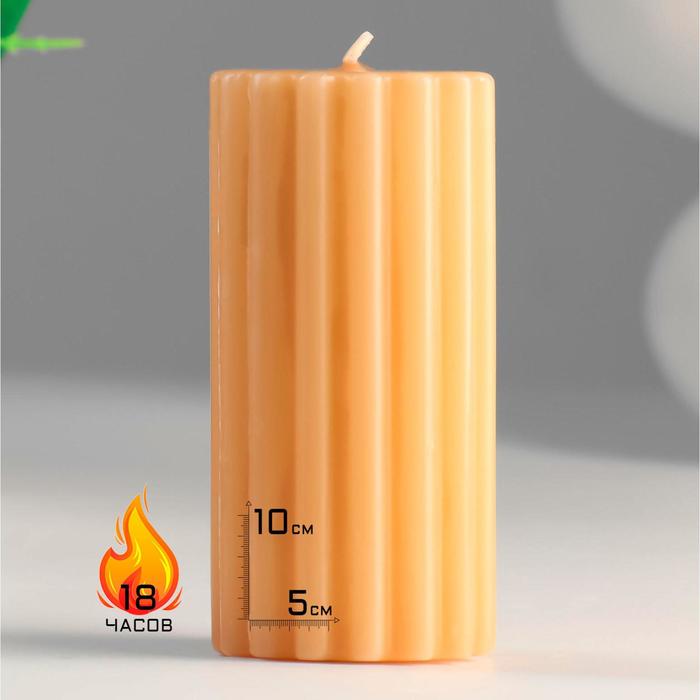 Ароматическая свеча Рельеф. Капучино (10 см), размер 10 см sil822971 Ароматическая свеча Рельеф. Капучино (10 см) - фото 1