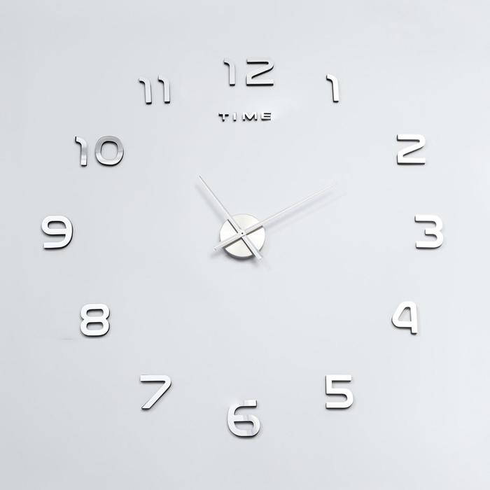 Часы-наклейка Акстелл (40х14х4 см) Сима-Ленд sil829533