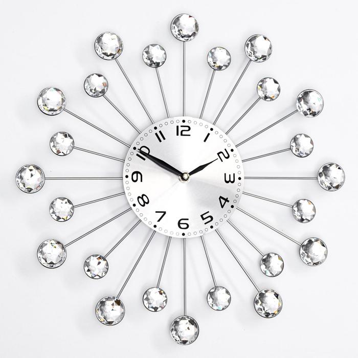 Часы настенные Лучики (4х35х35 см), размер 4х35х35 см sil829812 Часы настенные Лучики (4х35х35 см) - фото 1