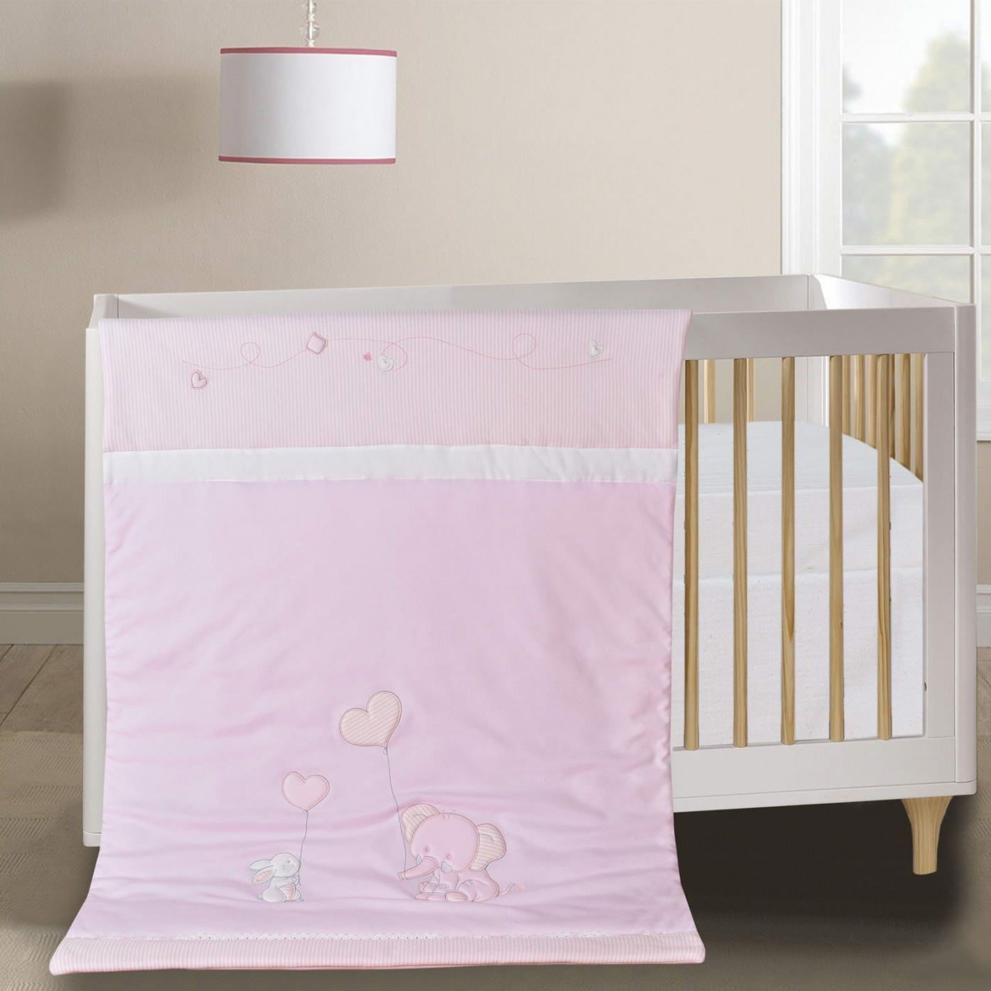 Детское одеяло Слоник цвет: розовый (90х120 см), размер 90х120 см