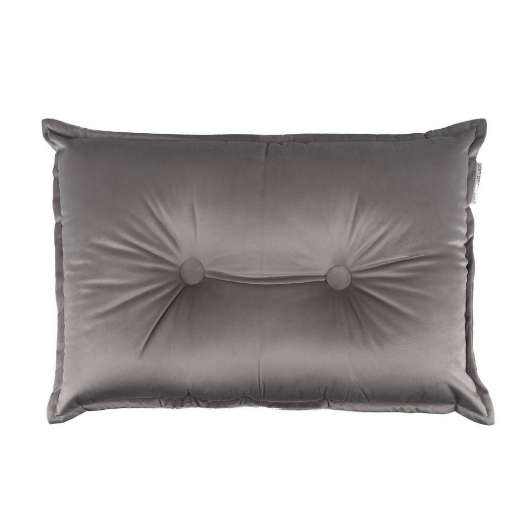 Декоративная подушка Вивиан цвет: серый (40х60), размер 40х60 sofi931113 Декоративная подушка Вивиан цвет: серый (40х60) - фото 1