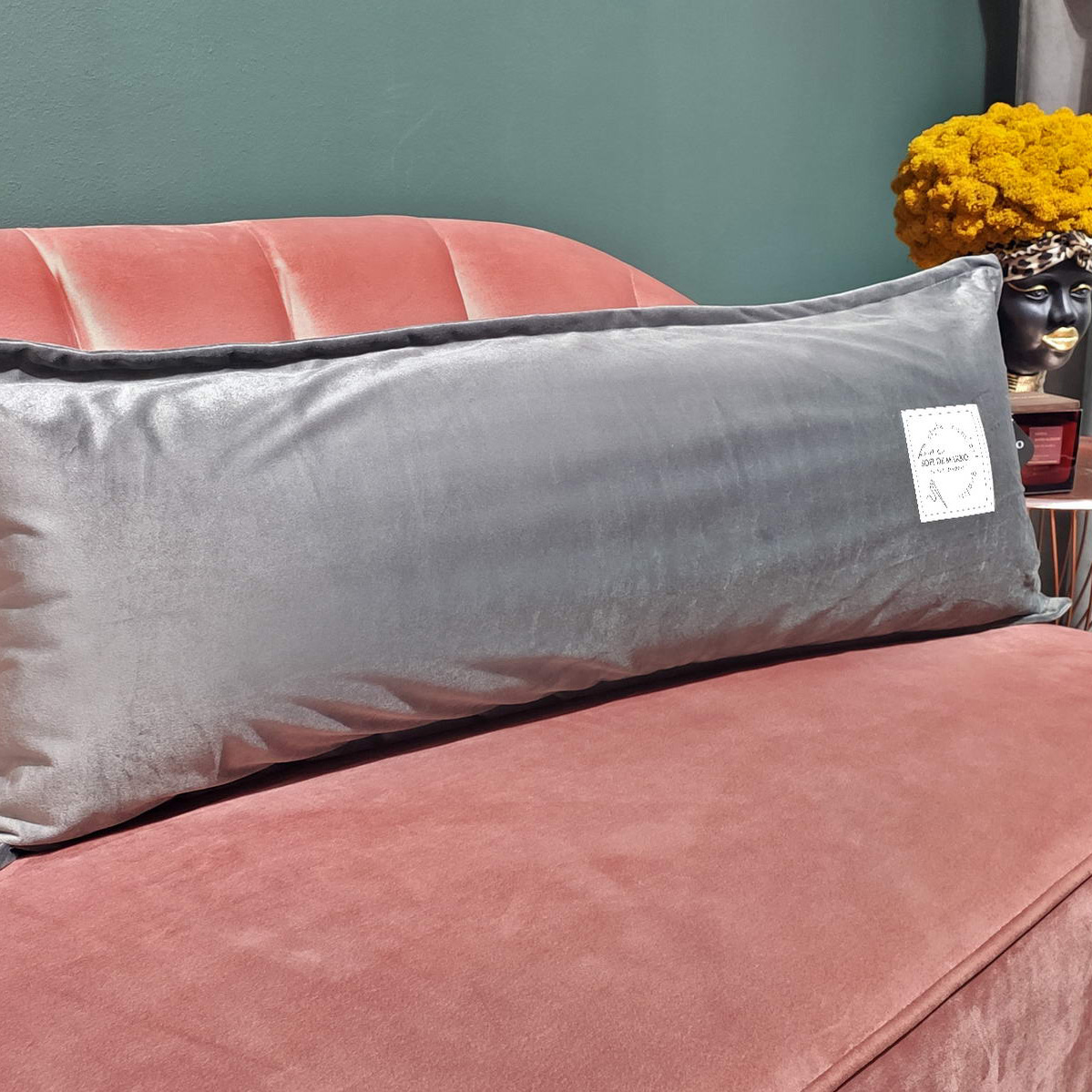 Декоративная подушка Selma цвет: серый (32х90), размер 32х90 sofi951275 Декоративная подушка Selma цвет: серый (32х90) - фото 1