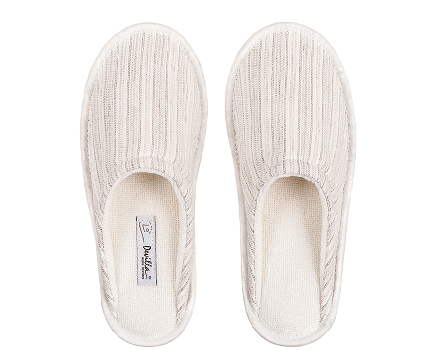 Тапочки домашние Stripes цвет: белый (37-38)