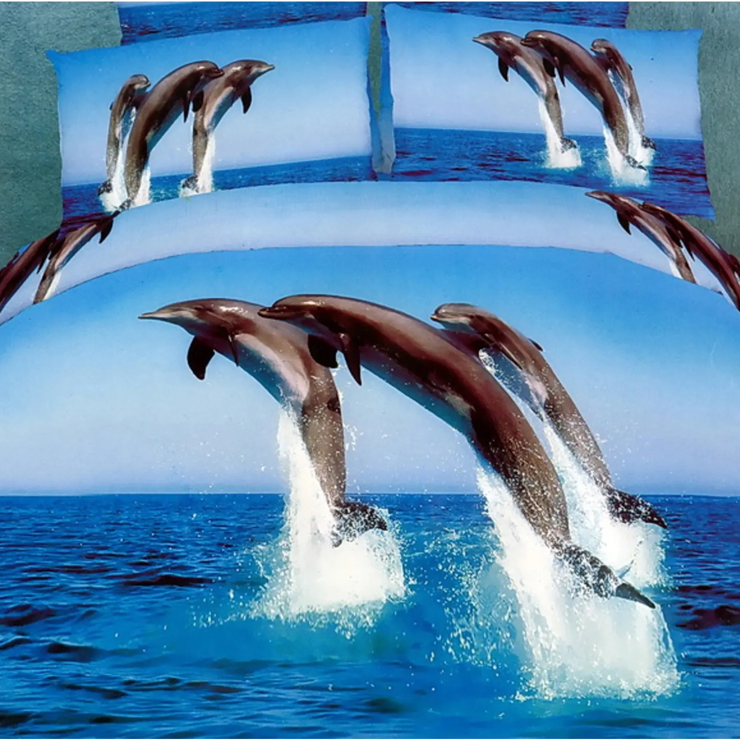 Постельное белье дельфины